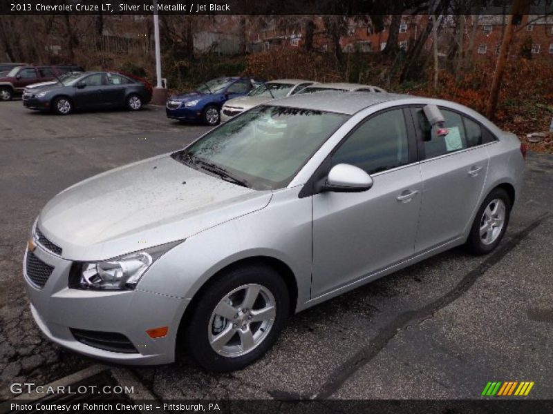 Silver Ice Metallic / Jet Black 2013 Chevrolet Cruze LT