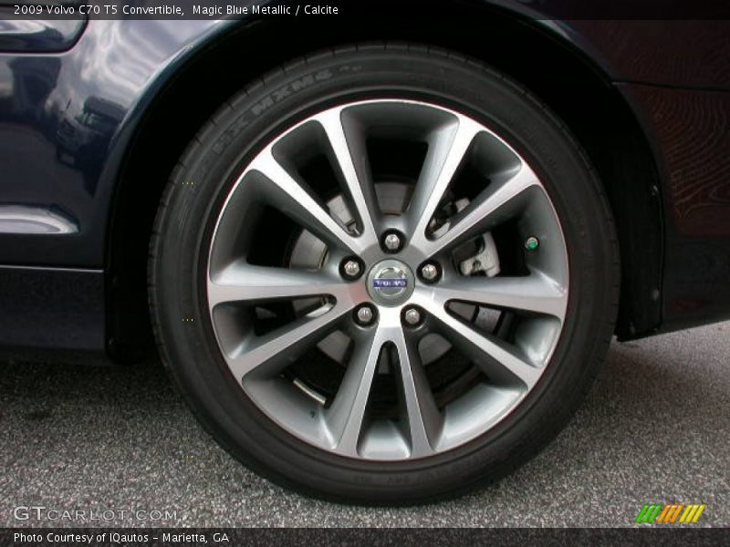Magic Blue Metallic / Calcite 2009 Volvo C70 T5 Convertible