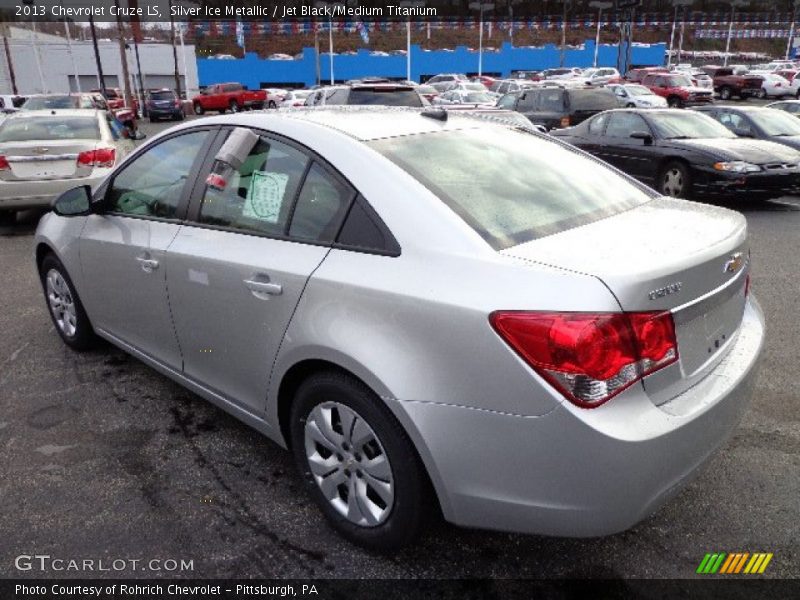 Silver Ice Metallic / Jet Black/Medium Titanium 2013 Chevrolet Cruze LS