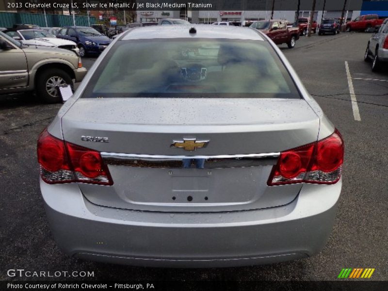 Silver Ice Metallic / Jet Black/Medium Titanium 2013 Chevrolet Cruze LS