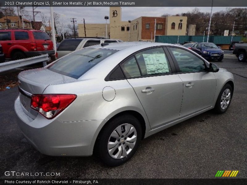 Silver Ice Metallic / Jet Black/Medium Titanium 2013 Chevrolet Cruze LS