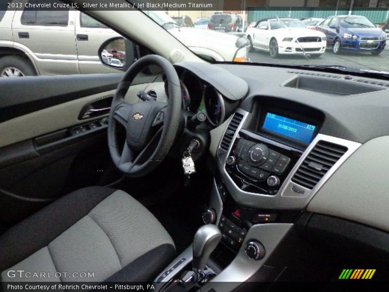 Silver Ice Metallic / Jet Black/Medium Titanium 2013 Chevrolet Cruze LS