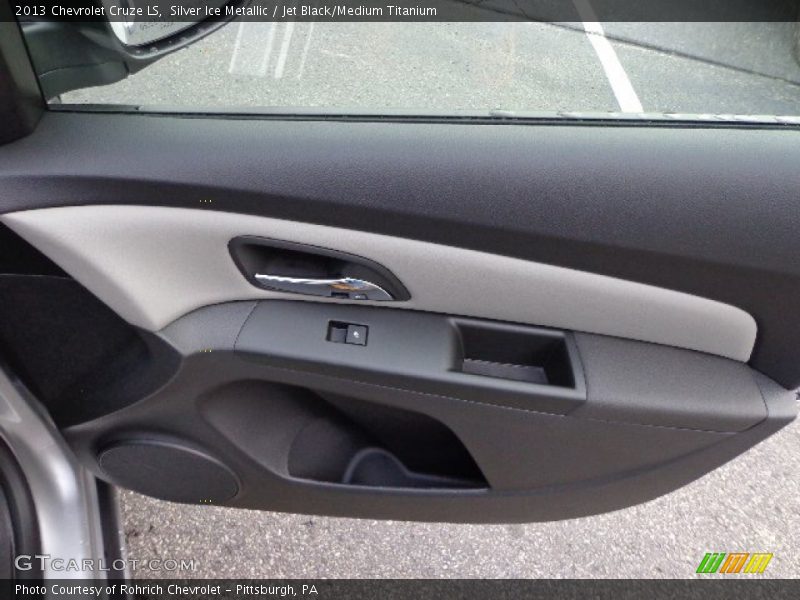 Silver Ice Metallic / Jet Black/Medium Titanium 2013 Chevrolet Cruze LS