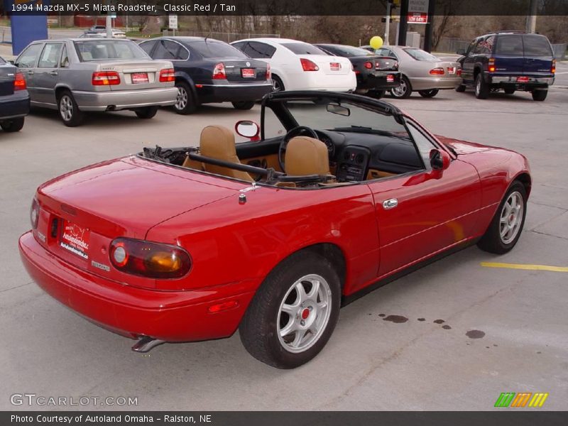 Classic Red / Tan 1994 Mazda MX-5 Miata Roadster