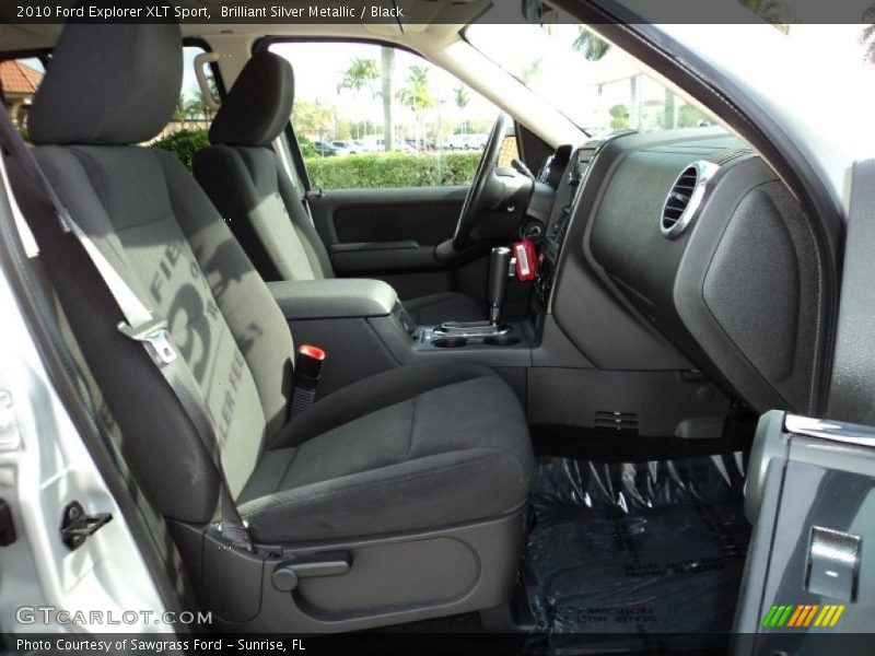 Front Seat of 2010 Explorer XLT Sport