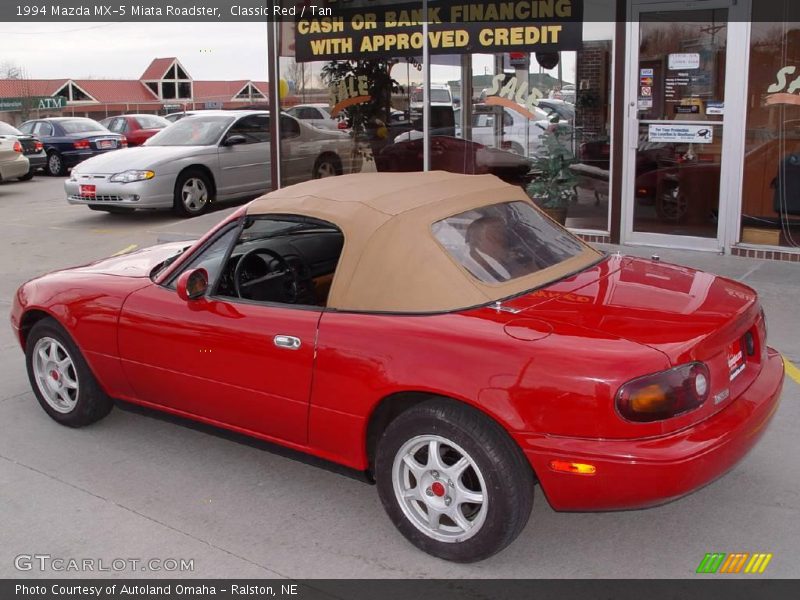 Classic Red / Tan 1994 Mazda MX-5 Miata Roadster