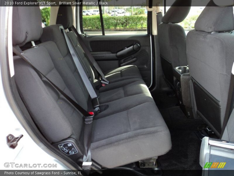 Rear Seat of 2010 Explorer XLT Sport