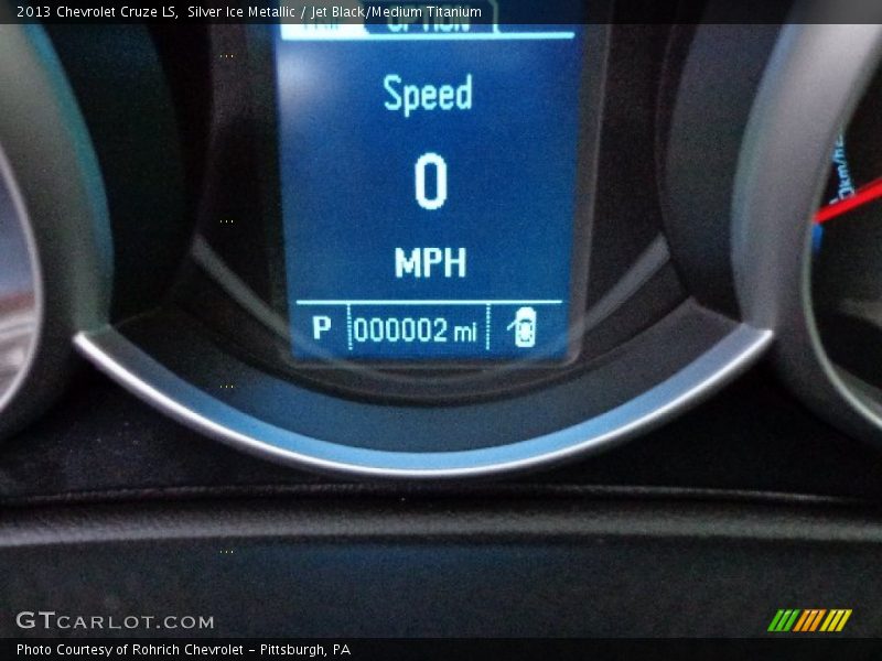 Silver Ice Metallic / Jet Black/Medium Titanium 2013 Chevrolet Cruze LS