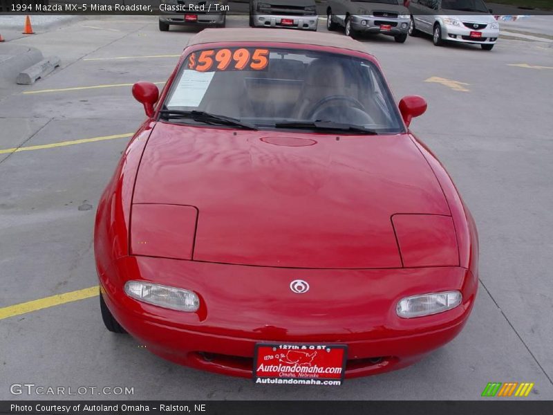 Classic Red / Tan 1994 Mazda MX-5 Miata Roadster