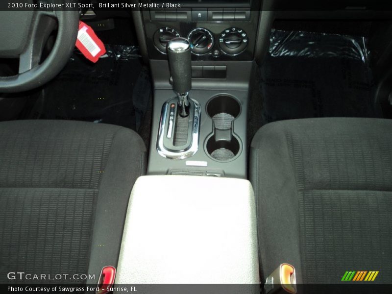 Brilliant Silver Metallic / Black 2010 Ford Explorer XLT Sport