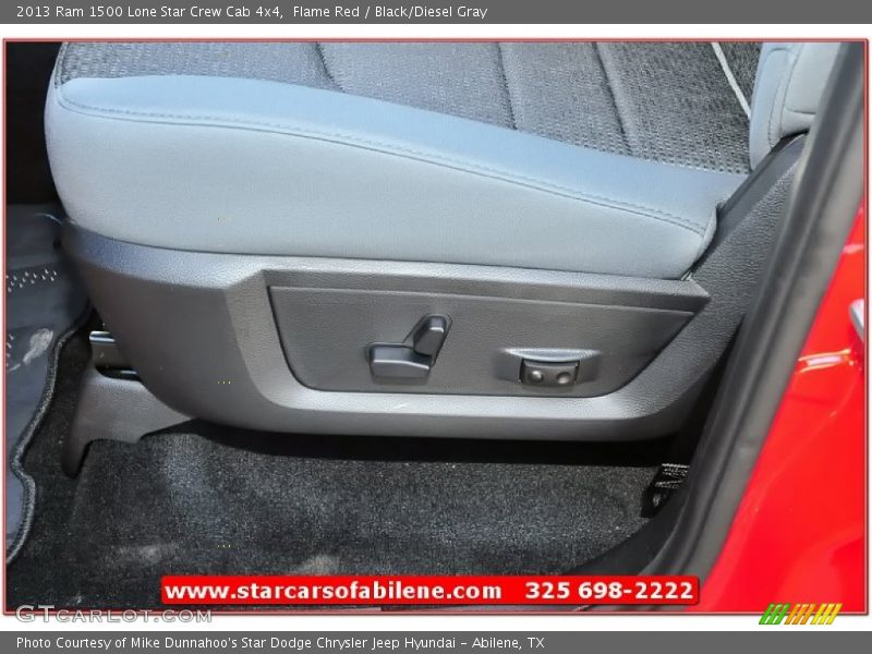 Flame Red / Black/Diesel Gray 2013 Ram 1500 Lone Star Crew Cab 4x4