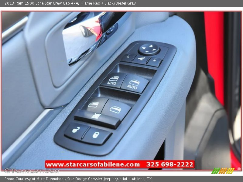 Flame Red / Black/Diesel Gray 2013 Ram 1500 Lone Star Crew Cab 4x4