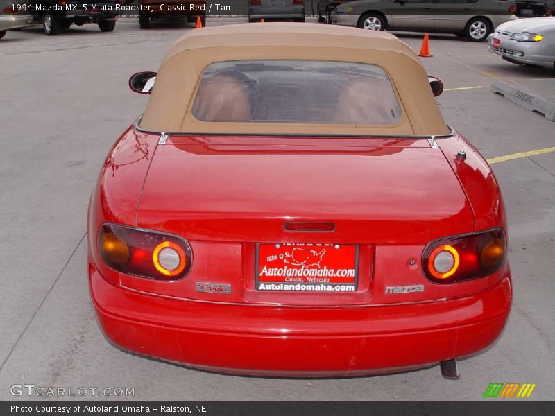 Classic Red / Tan 1994 Mazda MX-5 Miata Roadster