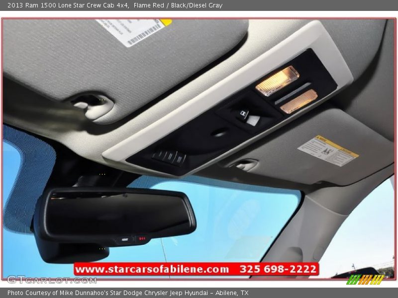 Flame Red / Black/Diesel Gray 2013 Ram 1500 Lone Star Crew Cab 4x4
