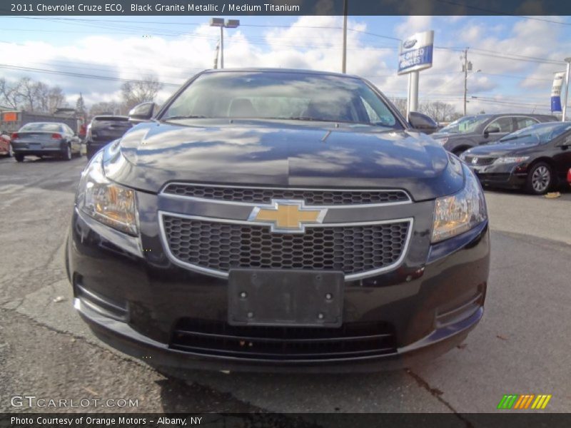Black Granite Metallic / Medium Titanium 2011 Chevrolet Cruze ECO