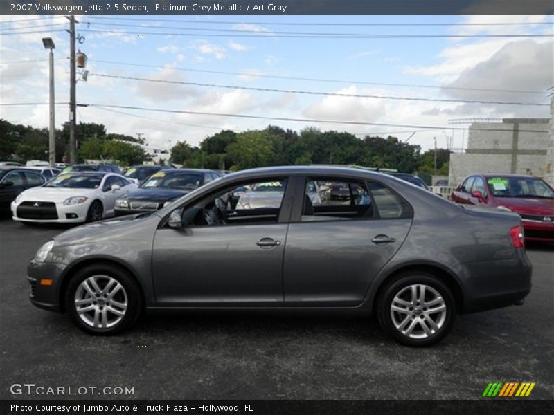 Platinum Grey Metallic / Art Gray 2007 Volkswagen Jetta 2.5 Sedan