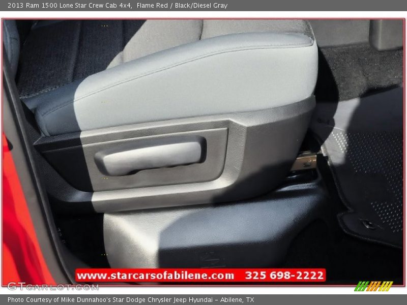 Flame Red / Black/Diesel Gray 2013 Ram 1500 Lone Star Crew Cab 4x4