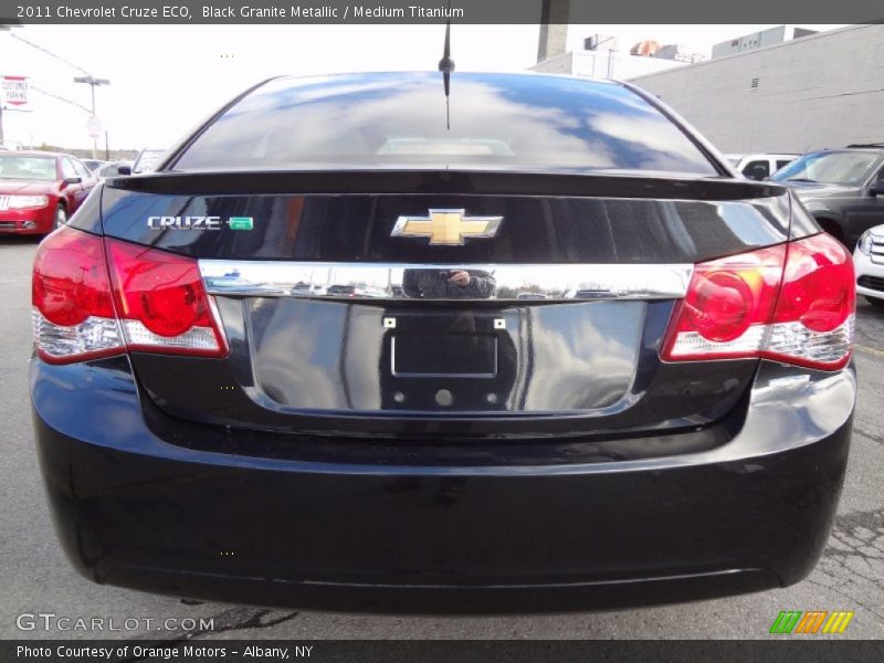 Black Granite Metallic / Medium Titanium 2011 Chevrolet Cruze ECO