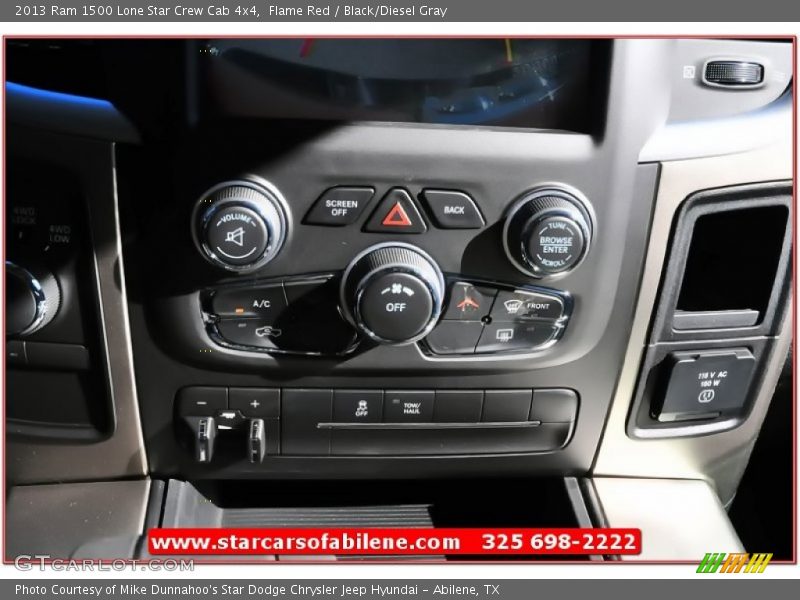 Flame Red / Black/Diesel Gray 2013 Ram 1500 Lone Star Crew Cab 4x4