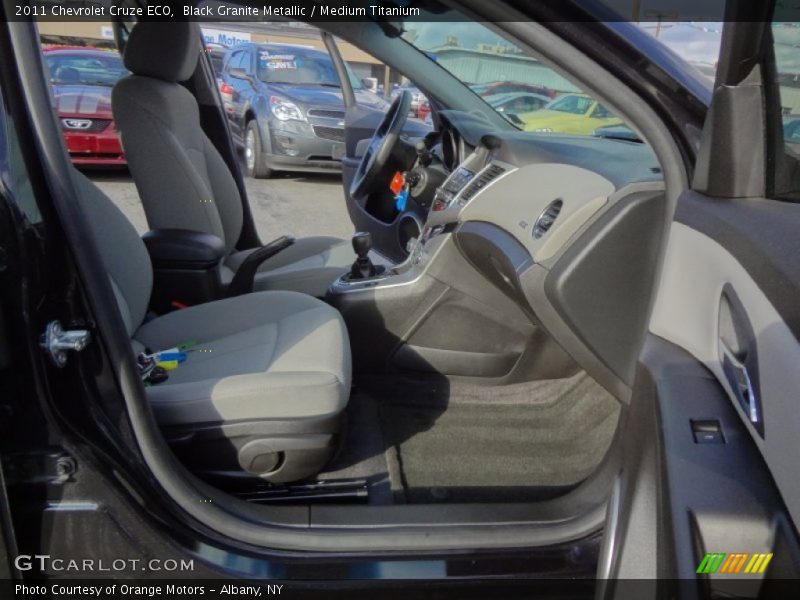 Black Granite Metallic / Medium Titanium 2011 Chevrolet Cruze ECO
