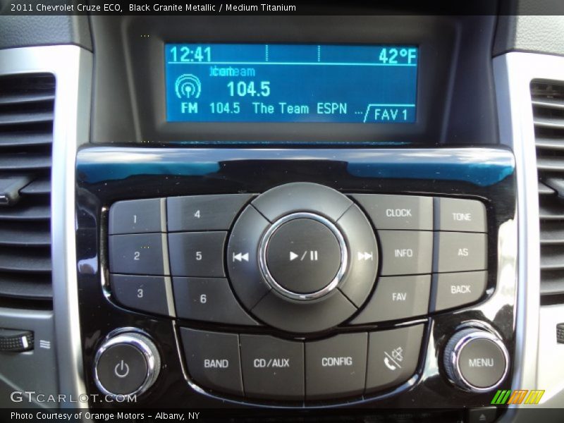 Black Granite Metallic / Medium Titanium 2011 Chevrolet Cruze ECO