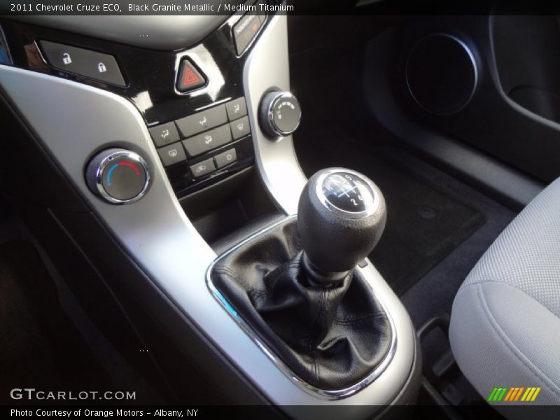Black Granite Metallic / Medium Titanium 2011 Chevrolet Cruze ECO