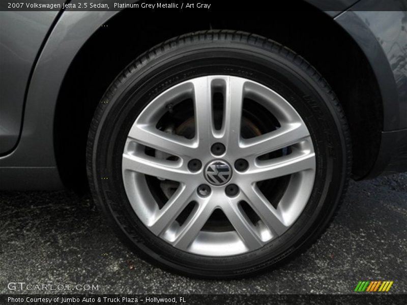 Platinum Grey Metallic / Art Gray 2007 Volkswagen Jetta 2.5 Sedan