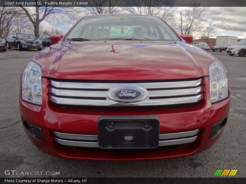 Redfire Metallic / Camel 2007 Ford Fusion SE