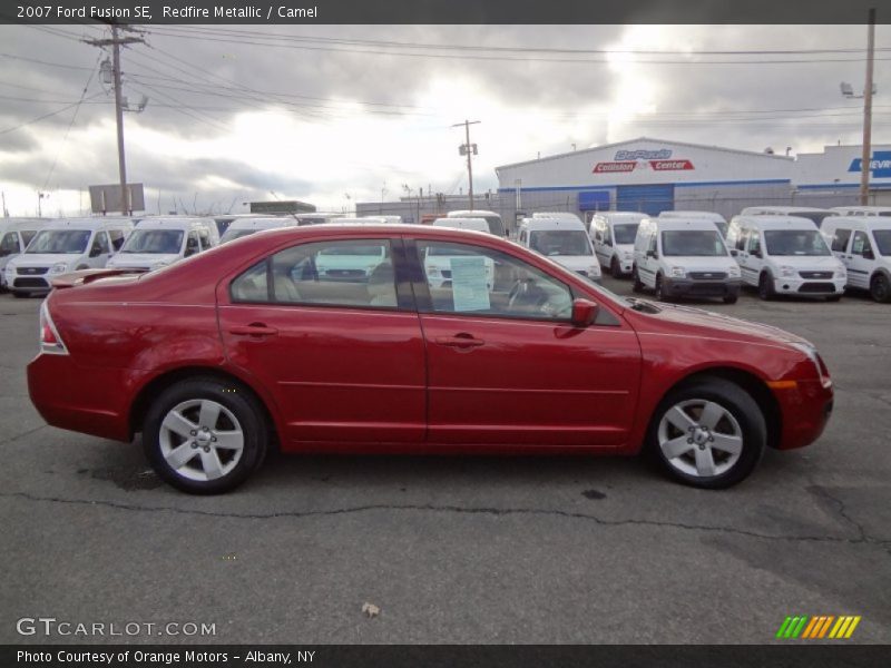 Redfire Metallic / Camel 2007 Ford Fusion SE