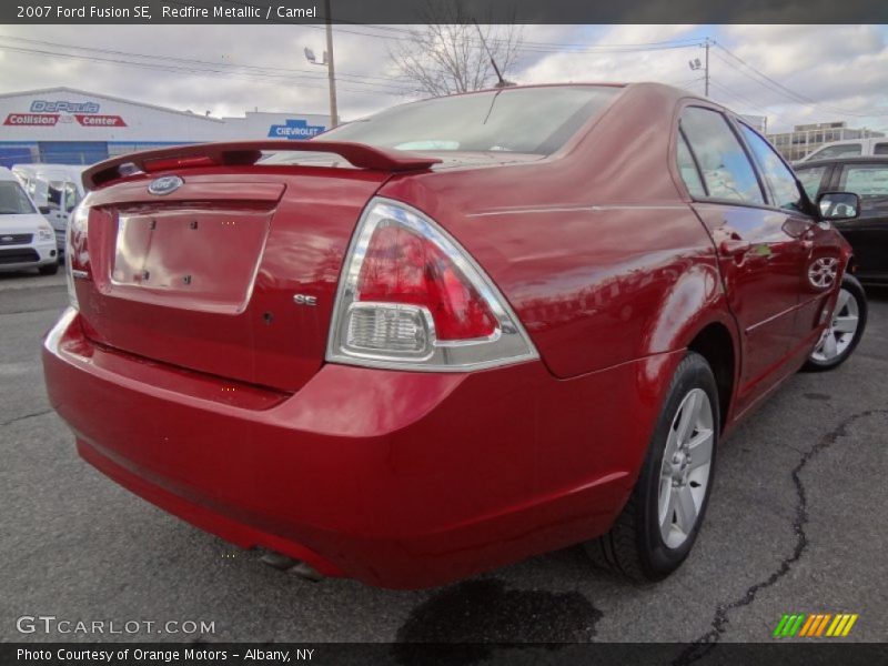 Redfire Metallic / Camel 2007 Ford Fusion SE