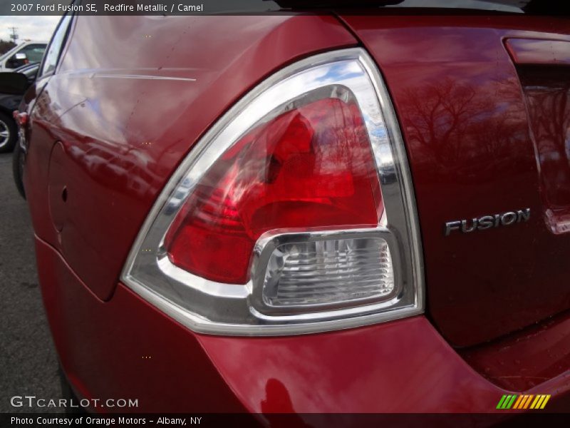 Redfire Metallic / Camel 2007 Ford Fusion SE