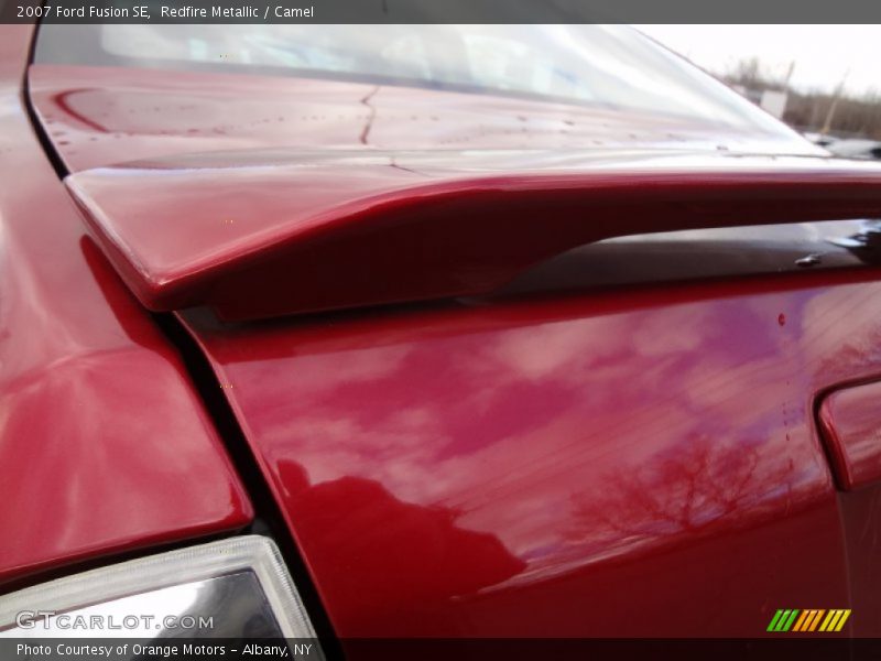 Redfire Metallic / Camel 2007 Ford Fusion SE