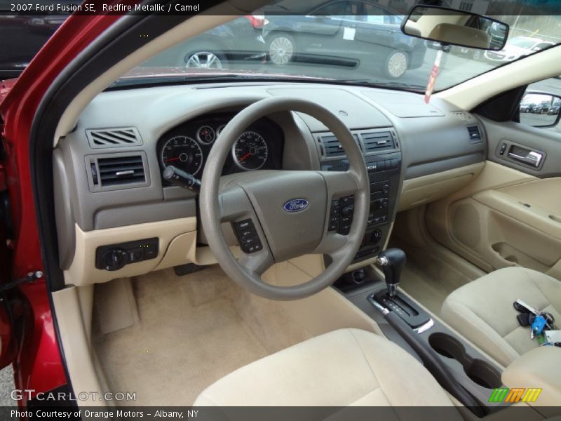 Redfire Metallic / Camel 2007 Ford Fusion SE