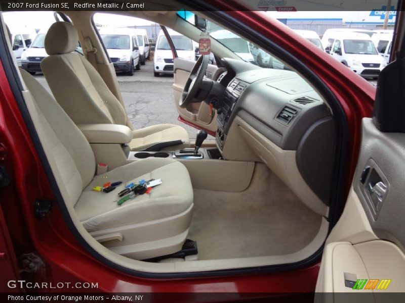 Redfire Metallic / Camel 2007 Ford Fusion SE