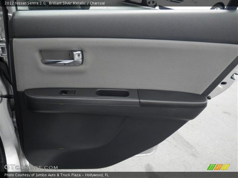 Brilliant Silver Metallic / Charcoal 2012 Nissan Sentra 2.0