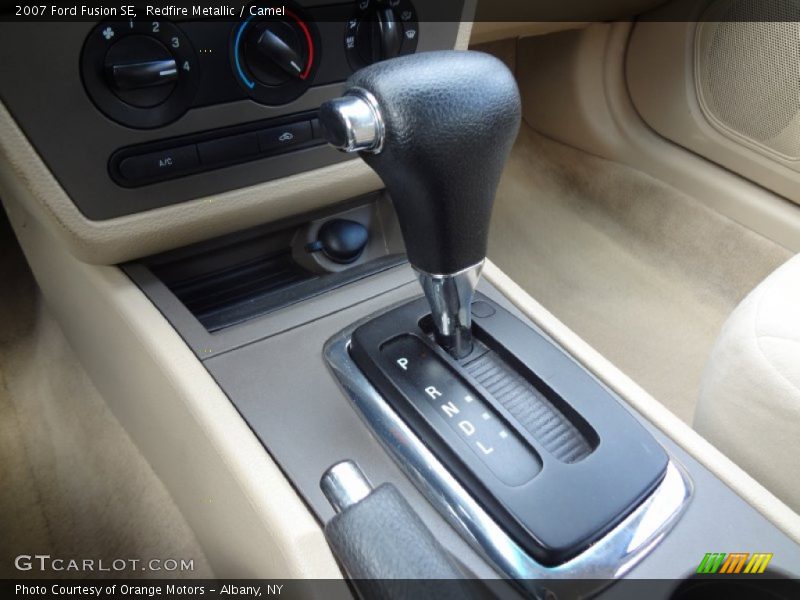 Redfire Metallic / Camel 2007 Ford Fusion SE