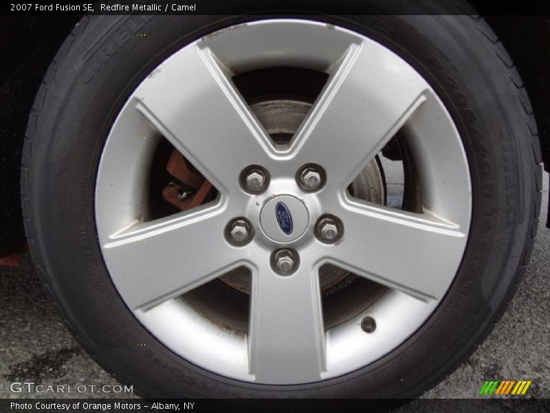 Redfire Metallic / Camel 2007 Ford Fusion SE
