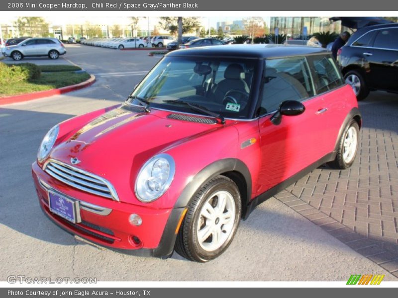 Chili Red / Space Gray/Panther Black 2006 Mini Cooper Hardtop