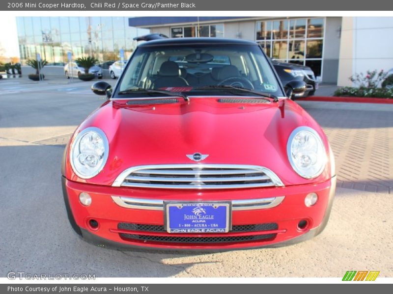 Chili Red / Space Gray/Panther Black 2006 Mini Cooper Hardtop