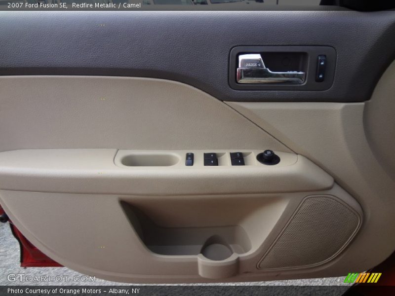 Redfire Metallic / Camel 2007 Ford Fusion SE