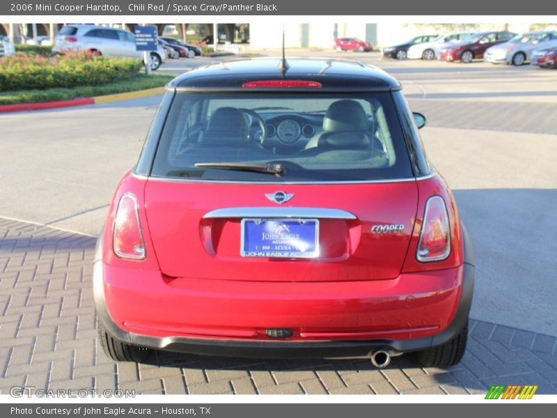 Chili Red / Space Gray/Panther Black 2006 Mini Cooper Hardtop