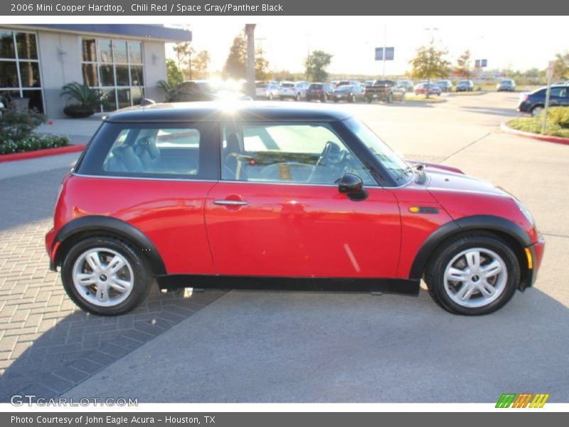 Chili Red / Space Gray/Panther Black 2006 Mini Cooper Hardtop
