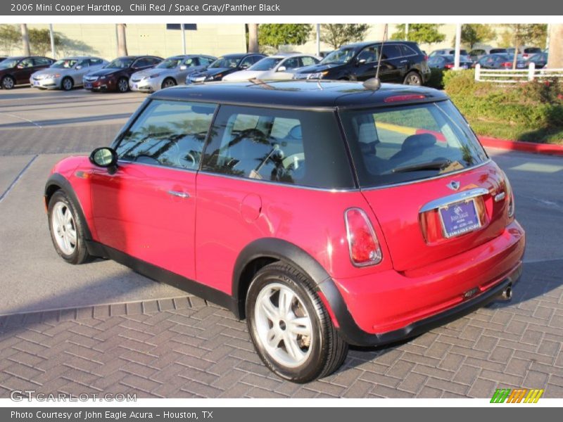 Chili Red / Space Gray/Panther Black 2006 Mini Cooper Hardtop