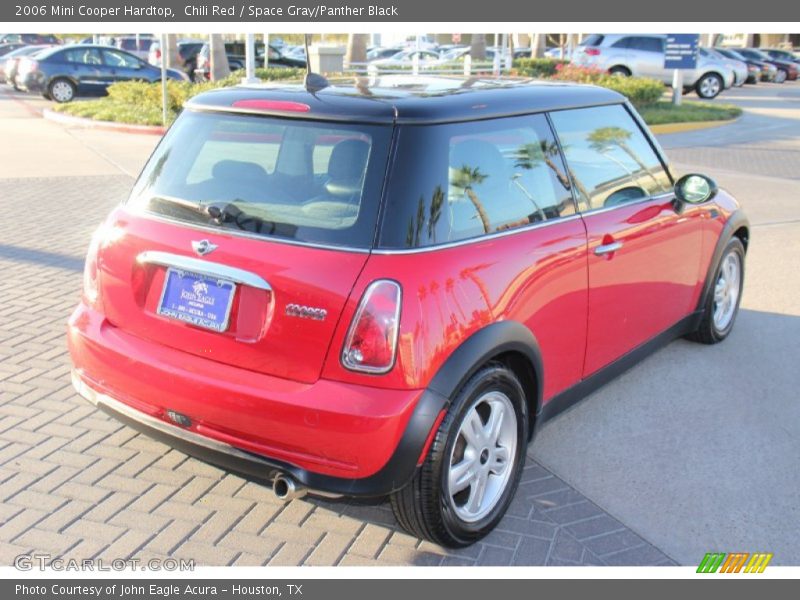 Chili Red / Space Gray/Panther Black 2006 Mini Cooper Hardtop