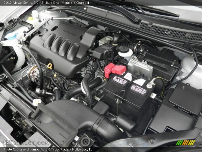 Brilliant Silver Metallic / Charcoal 2012 Nissan Sentra 2.0