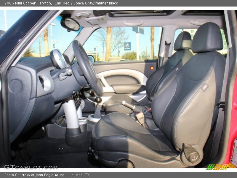 Chili Red / Space Gray/Panther Black 2006 Mini Cooper Hardtop