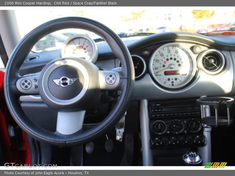 Chili Red / Space Gray/Panther Black 2006 Mini Cooper Hardtop