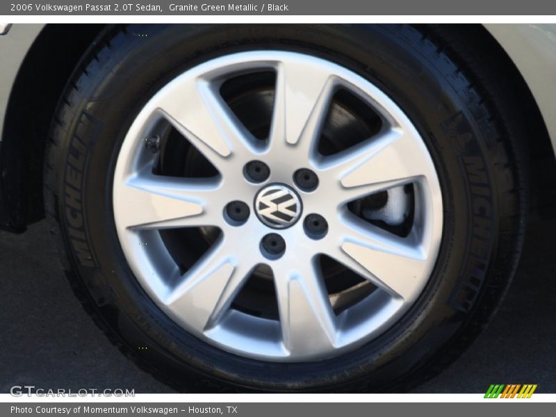 Granite Green Metallic / Black 2006 Volkswagen Passat 2.0T Sedan