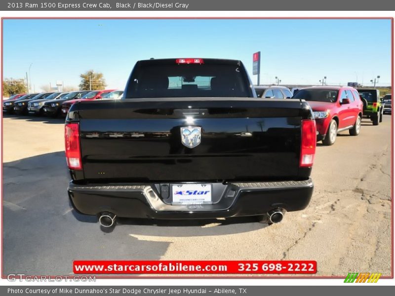 Black / Black/Diesel Gray 2013 Ram 1500 Express Crew Cab