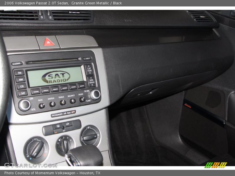 Granite Green Metallic / Black 2006 Volkswagen Passat 2.0T Sedan
